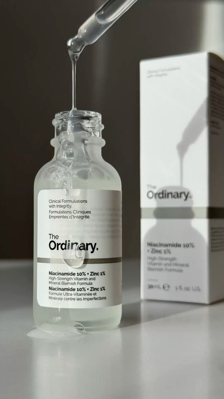 The Ordinary Niacinamide 10% + Zinc 1% 30ml – Acne & Oil Control Serum (Original)