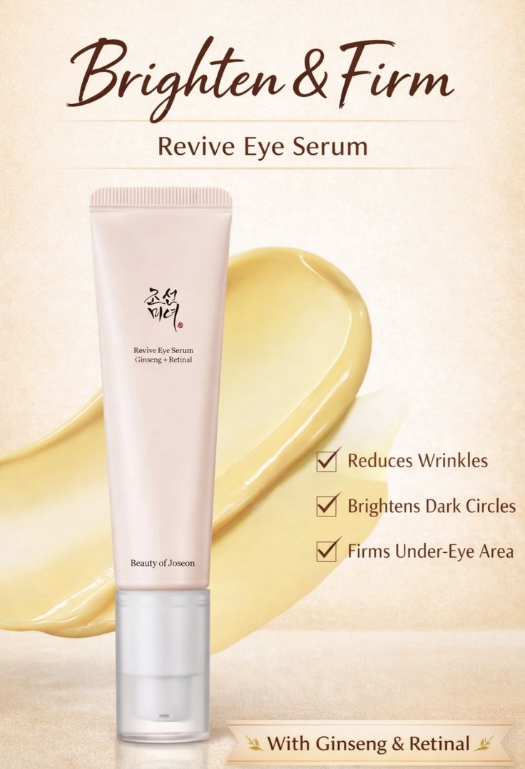 Beauty of Joseon Revive Eye Serum (Ginseng + Retinal) 30ml – Korean Eye Cream (Original)