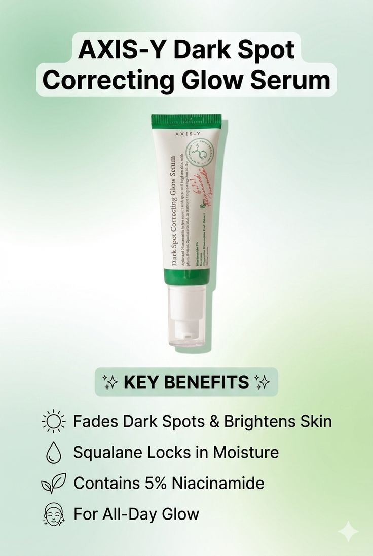 AXIS-Y Dark Spot Correcting Glow Serum 50ml – Korean Niacinamide Serum (Original)
